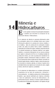 Minería e Hidrocarburos