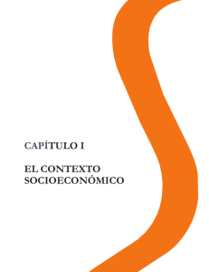 CAPÍTULO I EL CONTEXTO SOCIOECONÓMICO