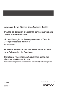 Infectious Bursal Disease Virus Antibody Test Kit Trousse de