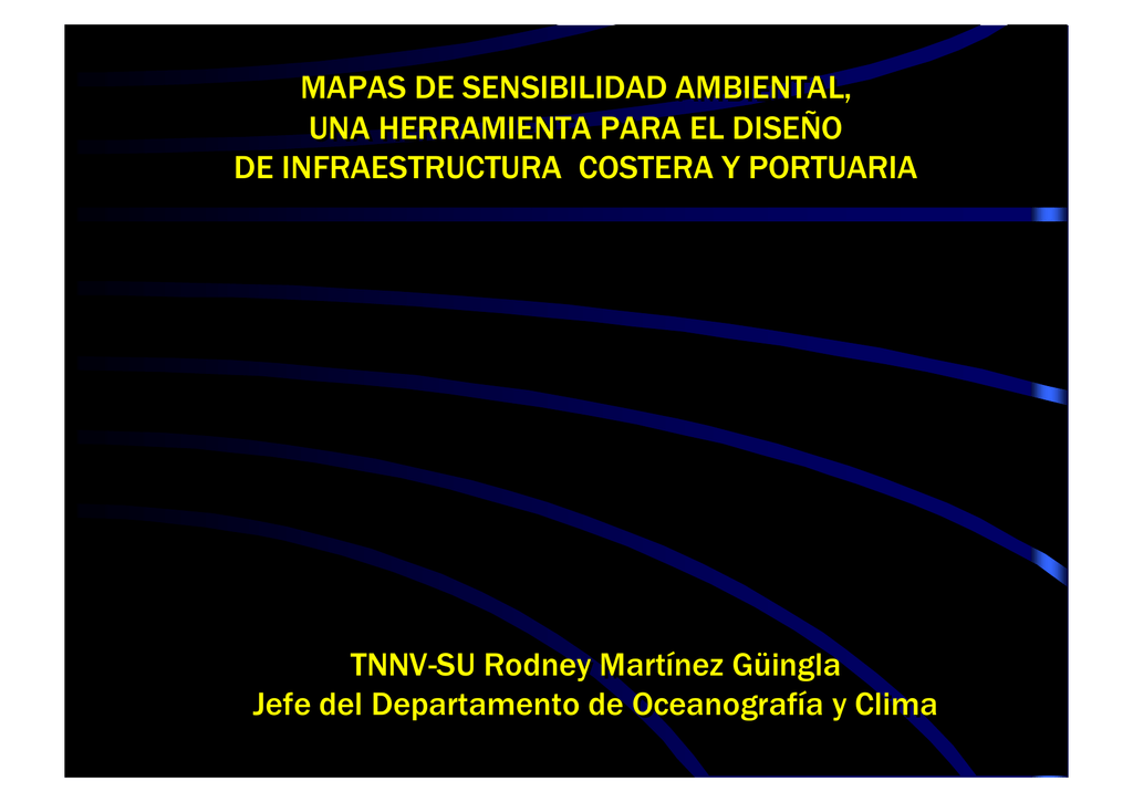 Mapas De Sensibilidad Ambiental Una Herramienta Para El 5609