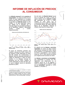 informe de inflación de precios al consumidor