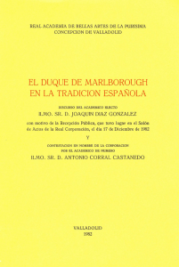 el duque de marlborough en la tradición española