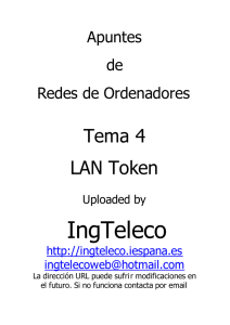 Tema 4: LAN Token - Ingteleco-Web
