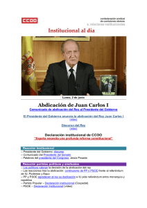 Abdicación de Juan Carlos I