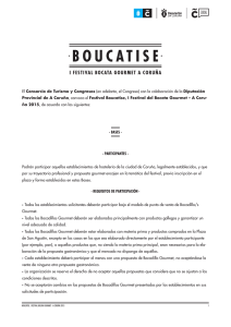 · PARTICIPANTES · Podrán participar aquellos establecimientos de