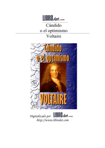 Cándido o el optimismo Voltaire