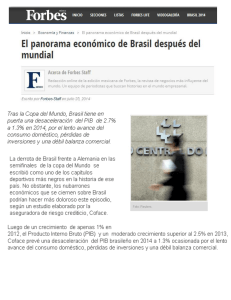 EI panorama económico de Brasil después del