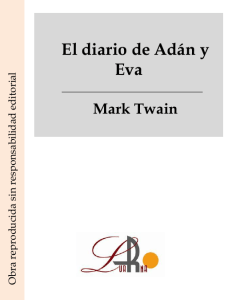 El diario de Adán y Eva