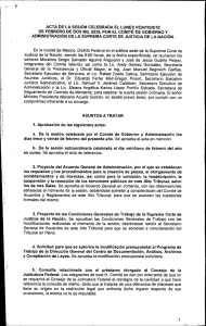 DE FEBRERO DE DOS MIL SEIS, POR EL COMITÉ DE GOBIERNO Y