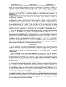 Norma Oficial Mexicana NOM-012 - Secretaría de Comunicaciones