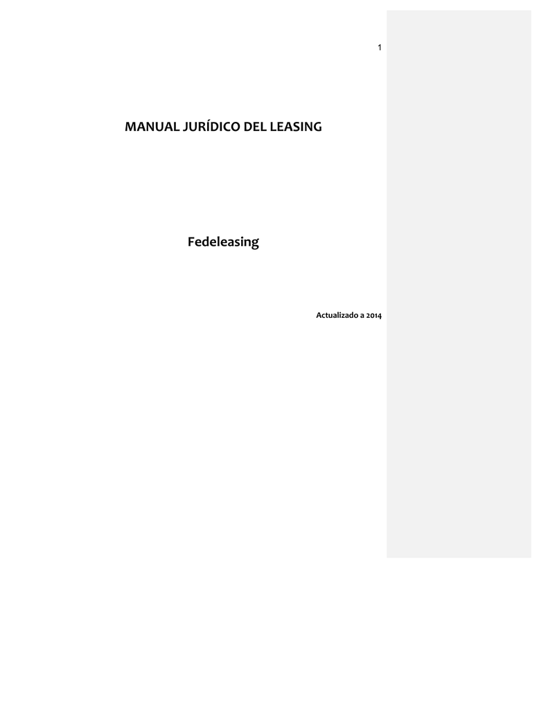 Manual Leasing Preguntas Octubre de 2014