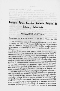 Institución Fernán González, Academia Burgense de Historia y