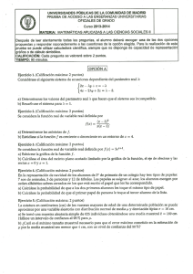 Matemáticas Aplicadas a las Ciencias Sociales