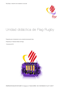 Unidad Did&aacute;ctica Flag Rugby para la Escuela