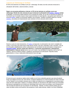 Lesiones por Sobrecarga en Surfistas