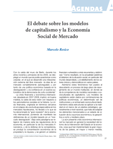 El debate sobre los modelos de capitalismo y la Economía Social de