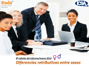 8º informe anual Diferencias retributivas hombre-mujer