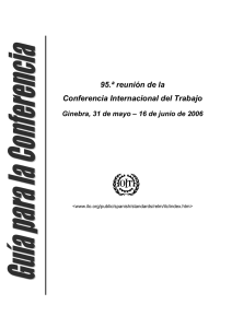 95.ª reunión de la Conferencia Internacional del Trabajo