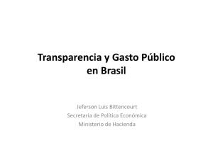 Transparencia y Gasto Público en Brasil