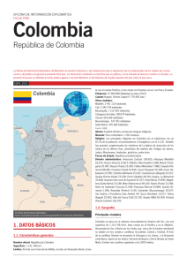Ficha país Colombia - Ministerio de Asuntos Exteriores y de