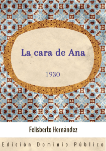 La cara de Ana (1930) - Creative Commons Uruguay