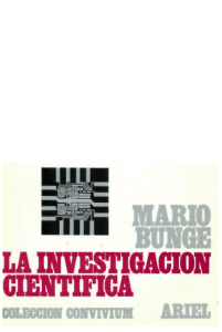 Mario Bunge: La investigación cientifica