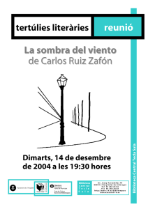 La sombra del viento de Carlos Ruiz Zafón reunió