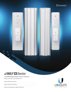 airMAX ac Sector Antennas Datasheet