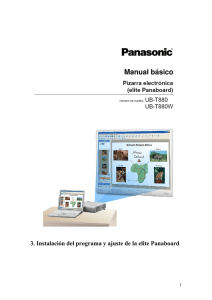 Primeros Pasos Pizarra Digital Panasonic