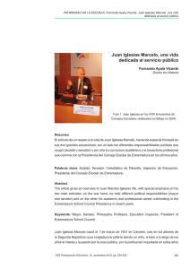 Nº 15. Juan Iglesias Marcelo, una vida dedicada al servicio público