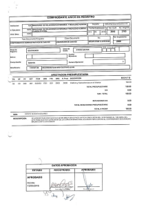 Informe de comisión de servicios