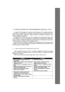 7. INFECCIONES DE TRANSMISIÓN SEXUAL (ITS)