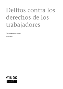 Delitos contra los derechos de los trabajadores