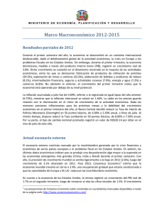 Marco Macroeconómico 2012-2015
