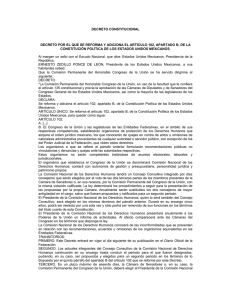 decreto constitucional - Orden Jurídico Nacional