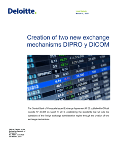 Creation of two new exchange mechanisms DIPRO y DICOM