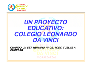 UN PROYECTO EDUCATIVO: COLEGIO LEONARDO DA VINCI