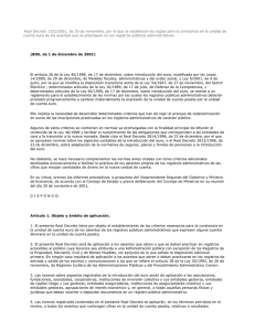 Real Decreto 1322/2001, de 30 de noviembre, por el que se