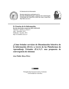 ¿Cómo brindar servicios de Diseminación Selectiva de la Información