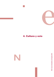Cultura y ocio - Instituto Nacional de Estadistica.