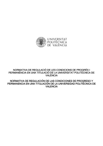 normativa de regulaciì de l normativa de regulaciì de les condicions