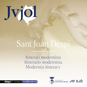 Quadriptic Modernista 2016 - Ajuntament de Sant Joan Despí