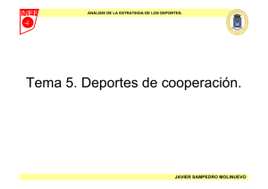 Tema 5. Deportes de cooperación.