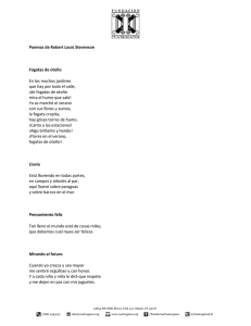 Poemas de Robert Louis Stevenson Fogatas de otoño En los