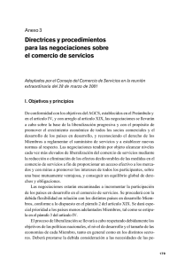 Directrices y procedimientos para las negociaciones sobre el