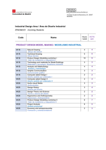 Industrial Design Area / Área de Diseño Industrial Code