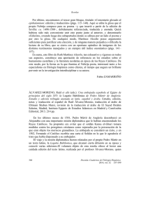 ÁLVAREZ-MORENO, Raúl et alii (eds.): Una embajada española al