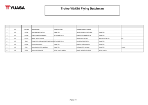 Trofeo YUASA Flying Dutchman