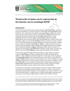 Woolworths termina con la contracción de Inventarios con la