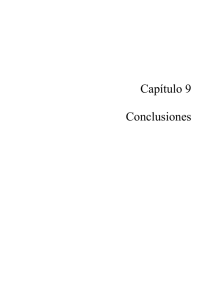 Capítulo 9 Conclusiones